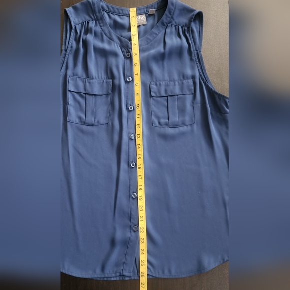 Large Blue Soho Blouse - Picture 6 of 8